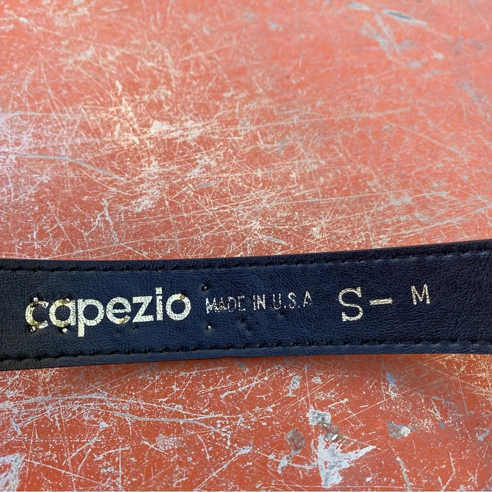 Vintage Capezio Silver Belt Colorful Gem and silver studs, Small, bling belt